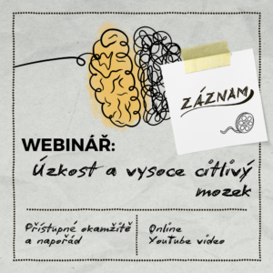 Záznam webináře: Úzkost a vysoce citlivý mozek
